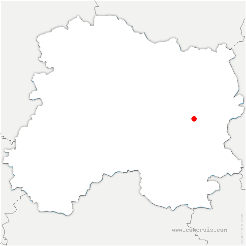 carte de localisation de Juvanzé