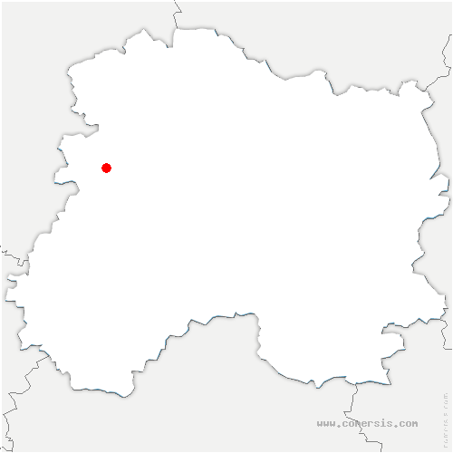 carte de localisation de Leuvrigny