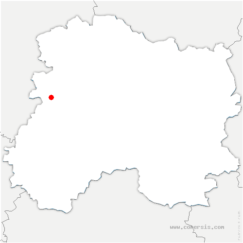 carte de localisation de Marigny-le-Châtel