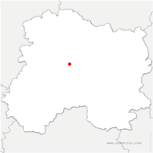 carte de localisation de Mergey