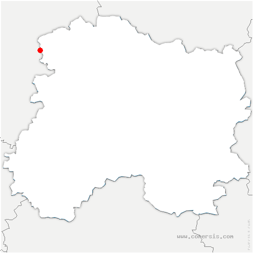carte de localisation de Mont-sur-Courville