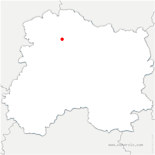 carte de localisation de Montbré
