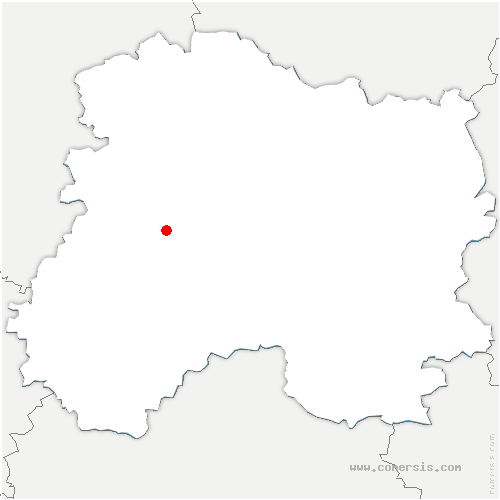carte de localisation de Moslins