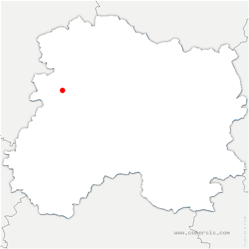 carte de localisation d'Origny-le-Sec