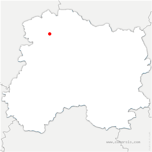 carte de localisation d'Ormes