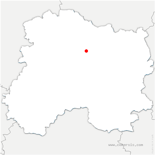 carte de localisation d'Ortillon