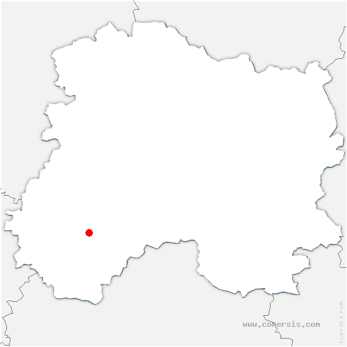 carte de localisation de Péas