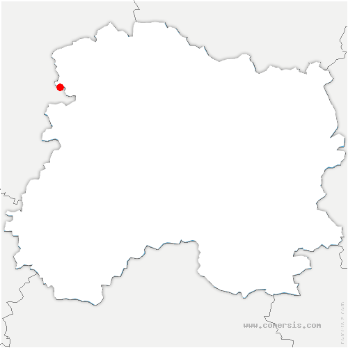 carte de localisation de Périgny-la-Rose