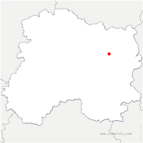 carte de localisation de Perthes-lès-Brienne