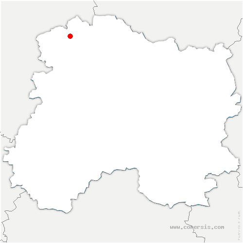 carte de localisation de Pévy