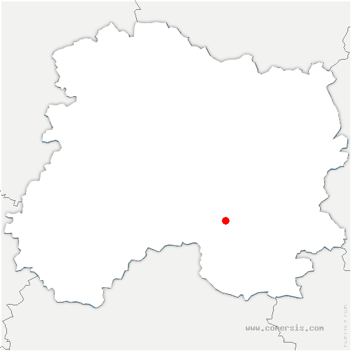 carte de localisation de Poligny