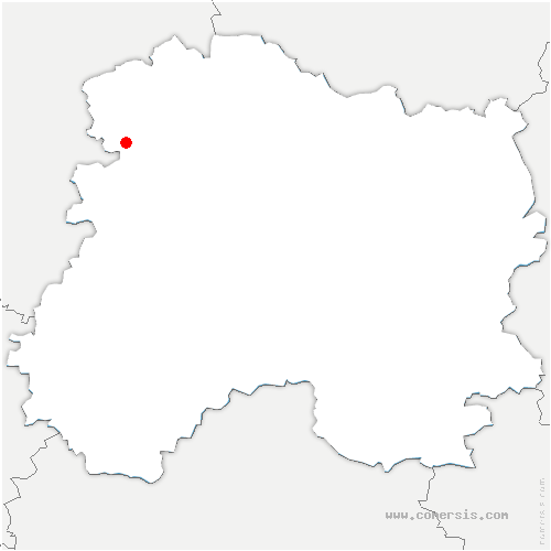 carte de localisation de Romigny