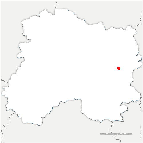 carte de localisation de la Rothière