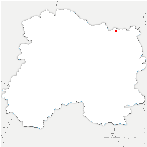 carte de localisation de Rouvroy-Ripont