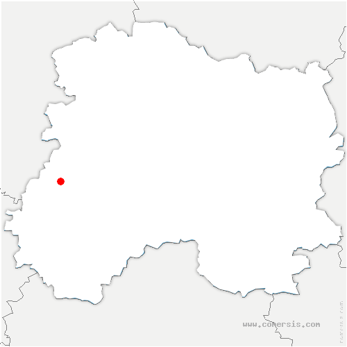 carte de localisation de Rubigny