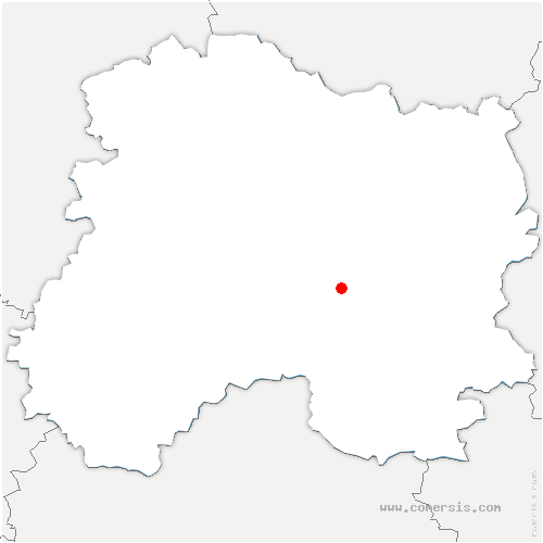 carte de localisation de Saint-Germain-la-Ville