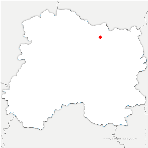 carte de localisation de Saint-Hilaire-le-Grand