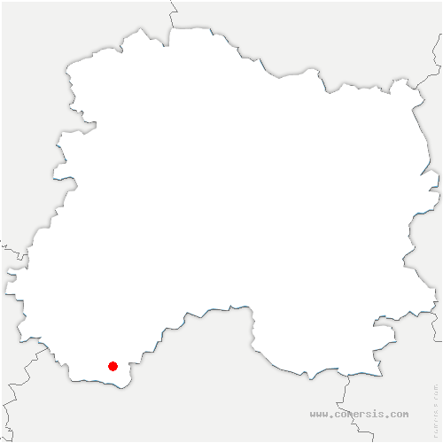 carte de localisation de Saint-Just-Sauvage