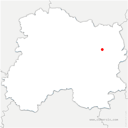carte de localisation de Saint-Mard-sur-Auve