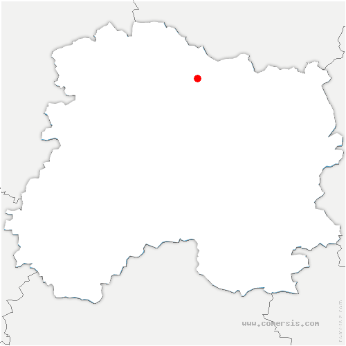 carte de localisation de Saint-Martin-l'Heureux
