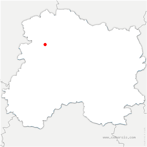 carte de localisation de Saint-Oulph