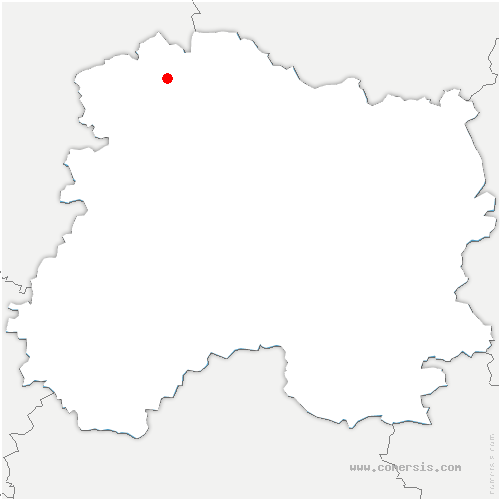 carte de localisation de Saint-Thierry