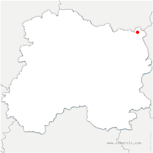 carte de localisation de Servon-Melzicourt