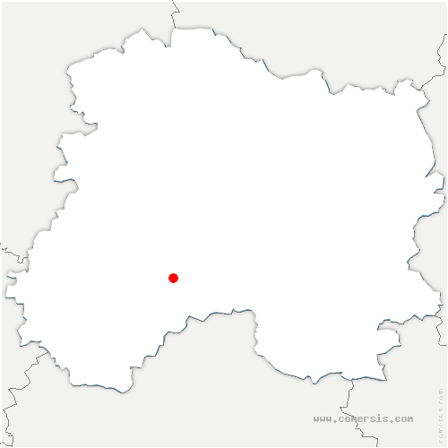 carte de localisation de Souligny