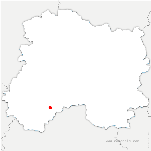 carte de localisation de Thugny-Trugny