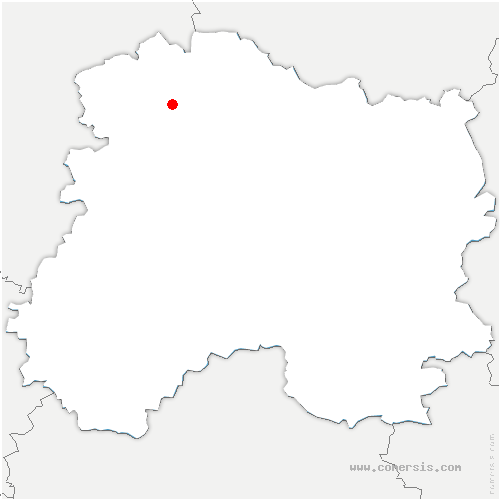 carte de localisation de Tinqueux