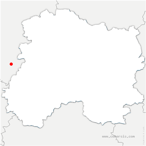 carte de localisation de Trancault