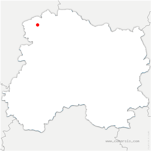 carte de localisation de Vandeuil