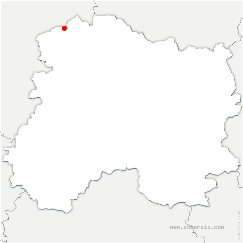 carte de localisation de Ventelay
