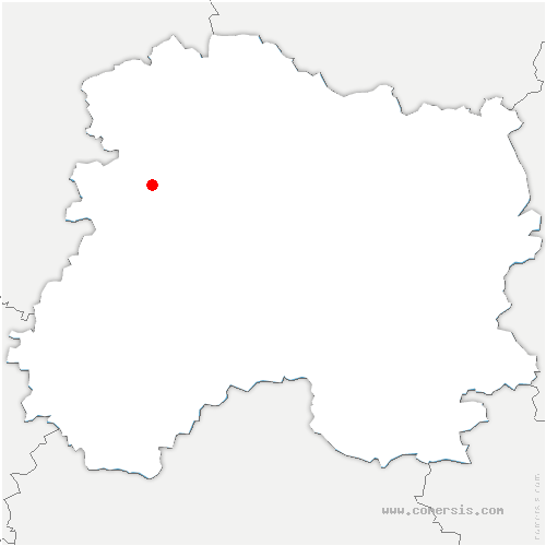 carte de localisation de Venteuil