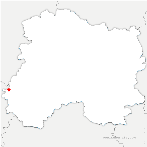 carte de localisation du Vézier