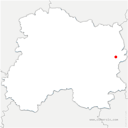carte de localisation du Vieil-Dampierre