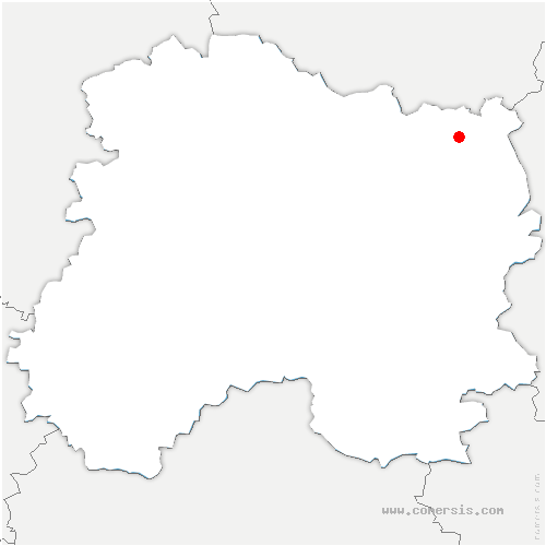 carte de localisation de Ville-sur-Tourbe