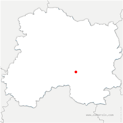 carte de localisation de Vitry-la-Ville
