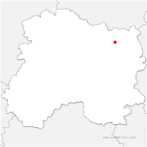 carte de localisation de Wargemoulin-Hurlus