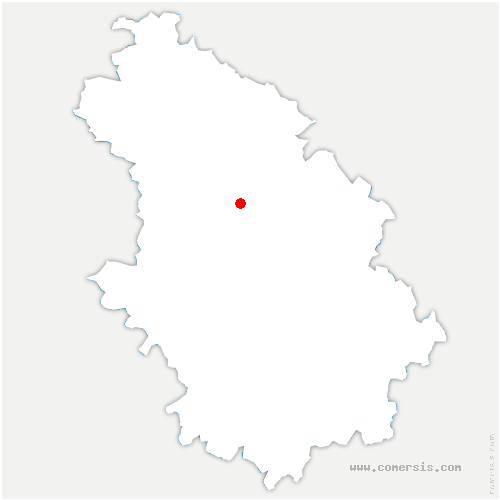 carte de localisation d'Andelot-Blancheville