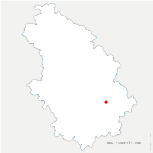 carte de localisation de Andilly-en-Bassigny