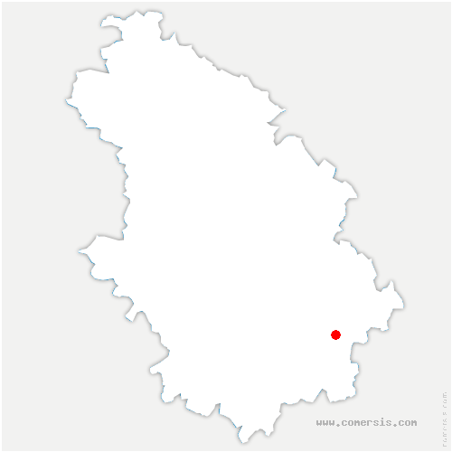 carte de localisation d'Arbigny-sous-Varennes