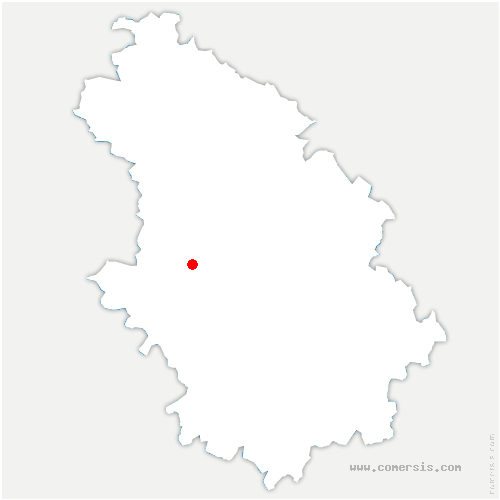 carte de localisation de Autreville-sur-la-Renne