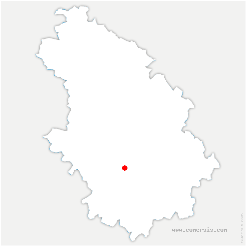 carte de localisation de Beauchemin
