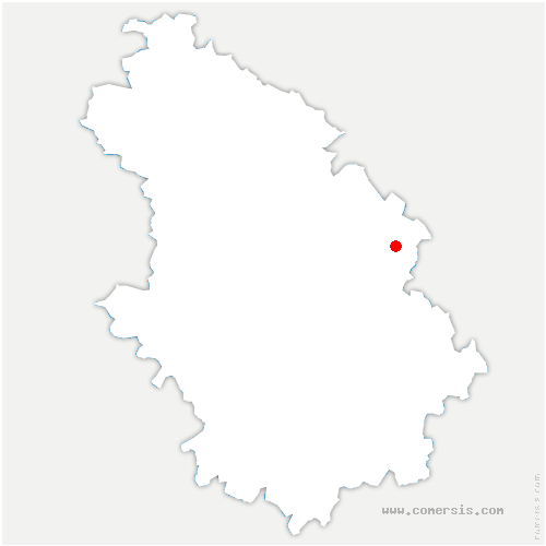 carte de localisation de Brainville-sur-Meuse