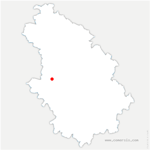 carte de localisation de Braux-le-Châtel