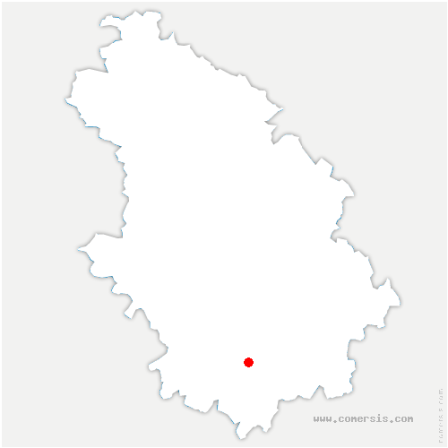 carte de localisation de Brennes