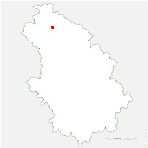 carte de localisation de Brousseval