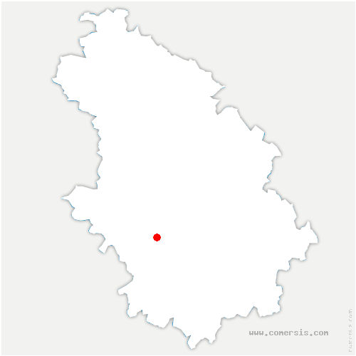 carte de localisation de Bugnières