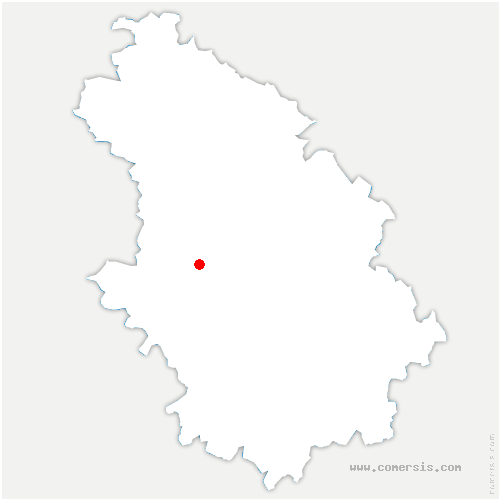 carte de localisation de Buxières-lès-Villiers